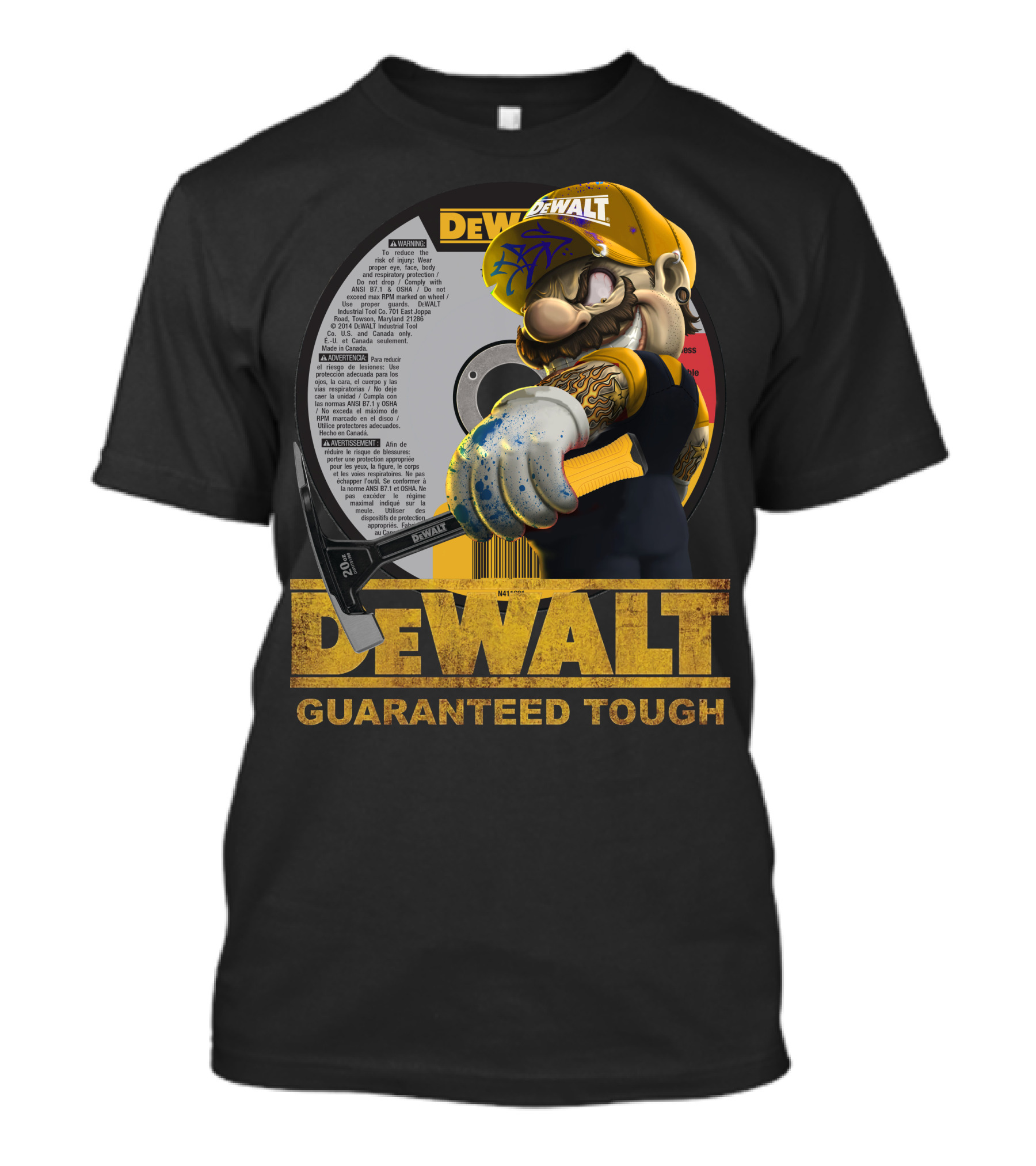 DeWalt Guaranteed Tough Mario3x4 T-Shirt