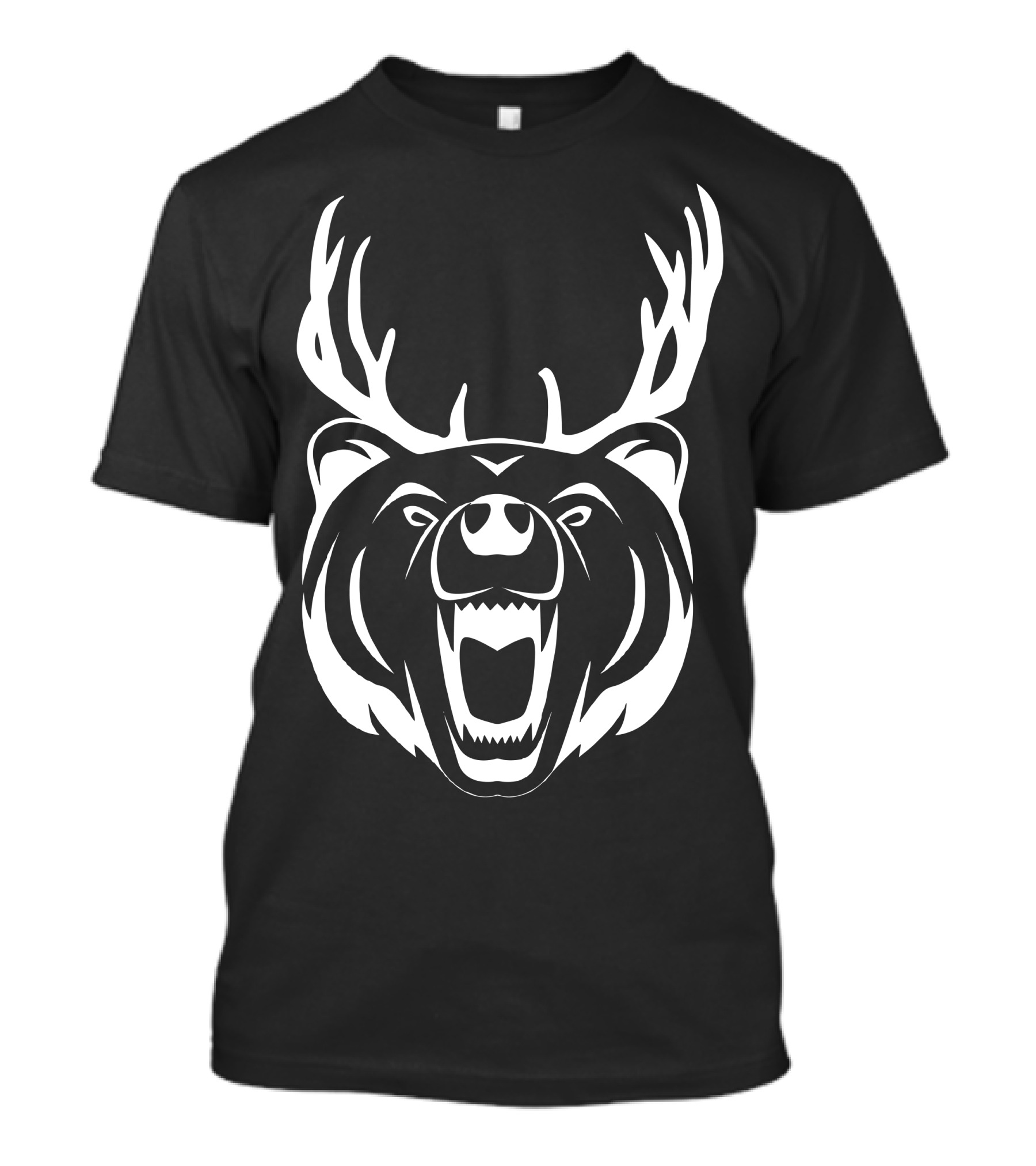 Beer Bear Deer Antler Hybrid T-Shirt