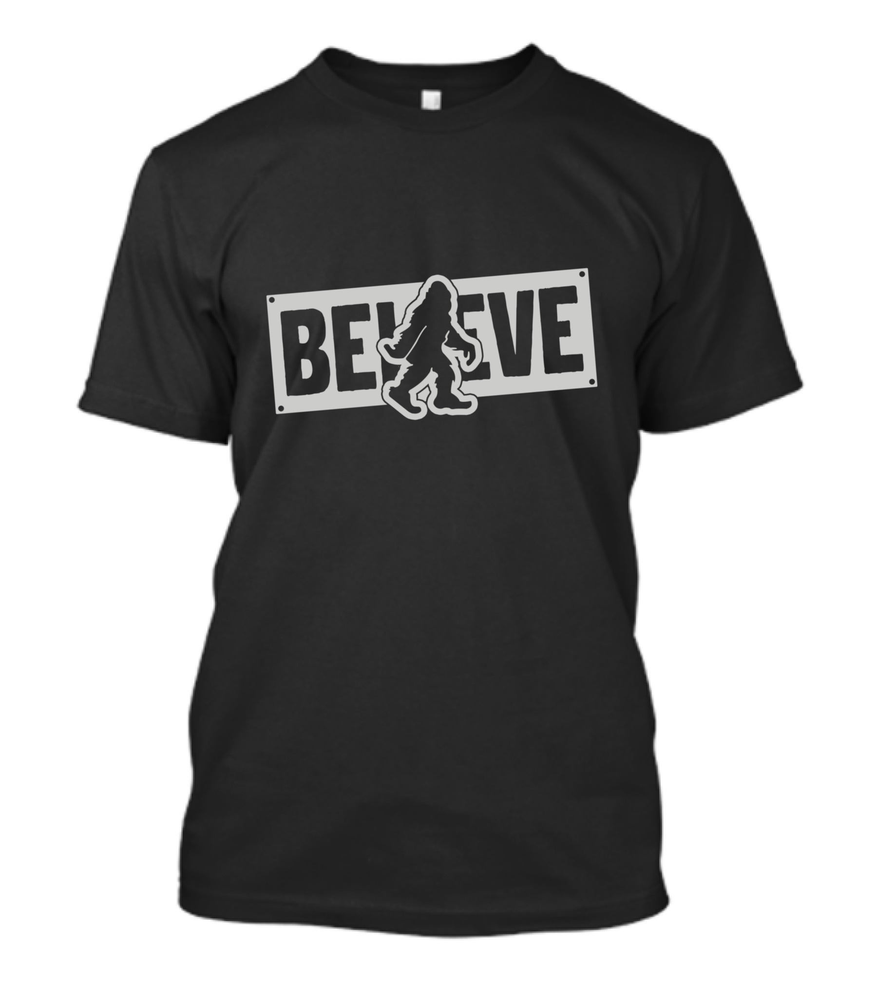 Believe Squatch BE Scary Monster Sightings T-Shirt