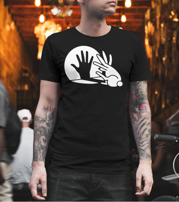 Hand Shadow Rabbit T-Shirt Hand Shadow Rabbit T-Shirt
