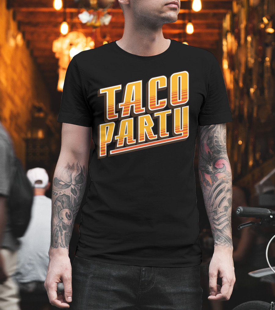 Taco Party Retro T-Shirt
