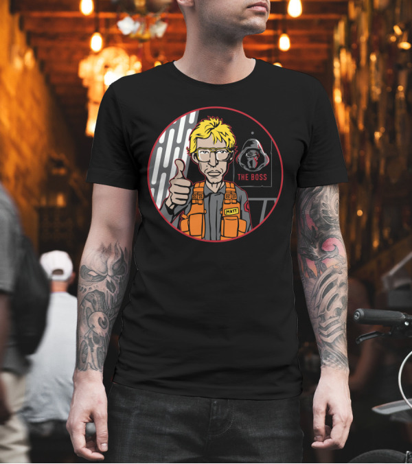 MATT Undercover The Boss Thumbs Up Poster Character T-Shirt MATT Undercover The Boss Thumbs Up Poster Character T-Shirt