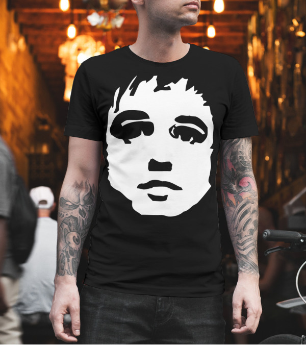 Pete Doherty Babyshambles Rock Face Stencil T-Shirt Pete Doherty Babyshambles Rock Face Stencil T-Shirt