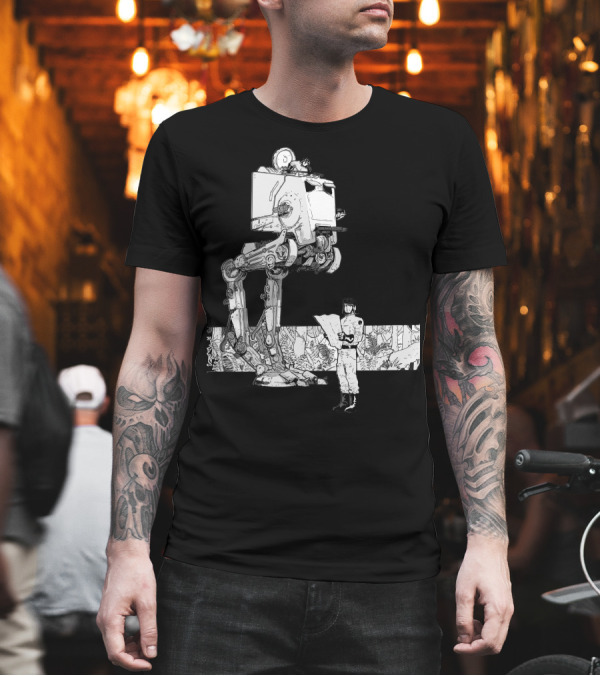 AT-ST Walker with Scout in Forest Setting T-Shirt AT-ST Walker with Scout in Forest Setting T-Shirt