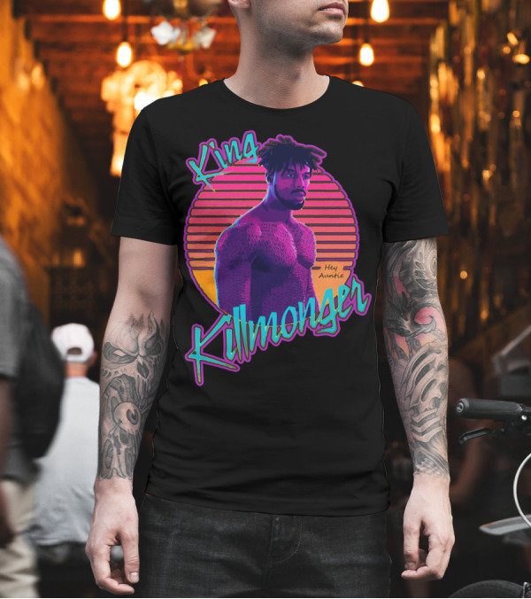 King Killmonger Hey Auntie T-Shirt King Killmonger Hey Auntie T-Shirt