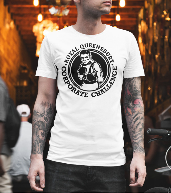 Royal Queensbury Corporate Challenge Boxer T-Shirt Royal Queensbury Corporate Challenge Boxer T-Shirt