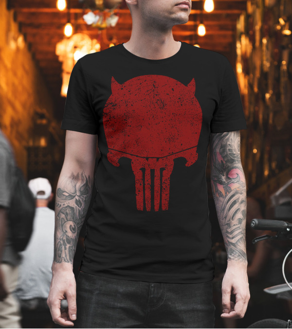 Punishurdock Daredevil Punisher Mashup T-Shirt Punishurdock Daredevil Punisher Mashup T-Shirt