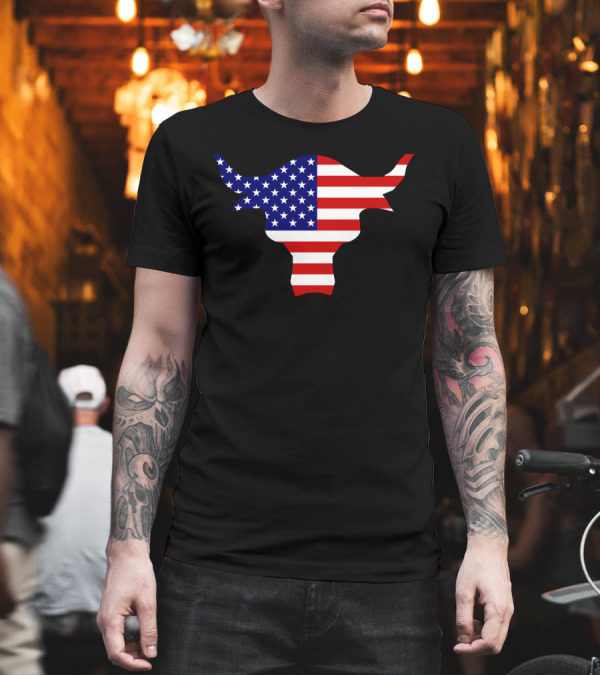 Brahma Bull American Flag T-Shirt Brahma Bull American Flag T-Shirt