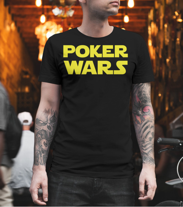 Poker Wars Star Text T-Shirt Poker Wars Star Text T-Shirt