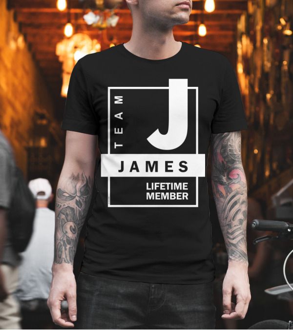 Team James J Lifetime Member T-Shirt Team James J Lifetime Member T-Shirt
