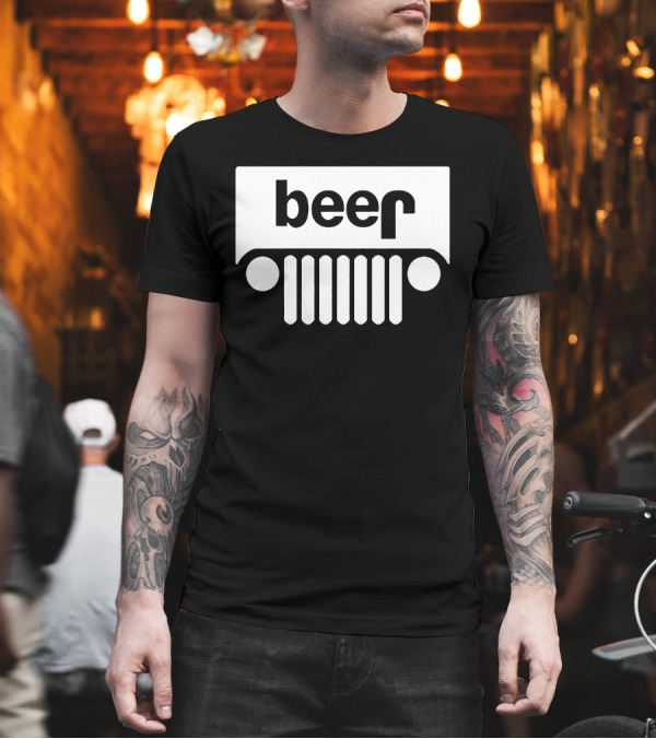 Beer Funny Jeeps Customs T-Shirt Beer Funny Jeeps Customs T-Shirt