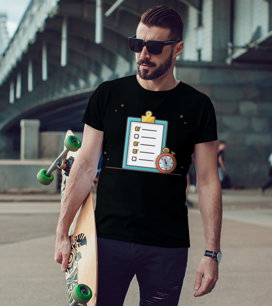 Checklist And Stopwatch T-Shirt