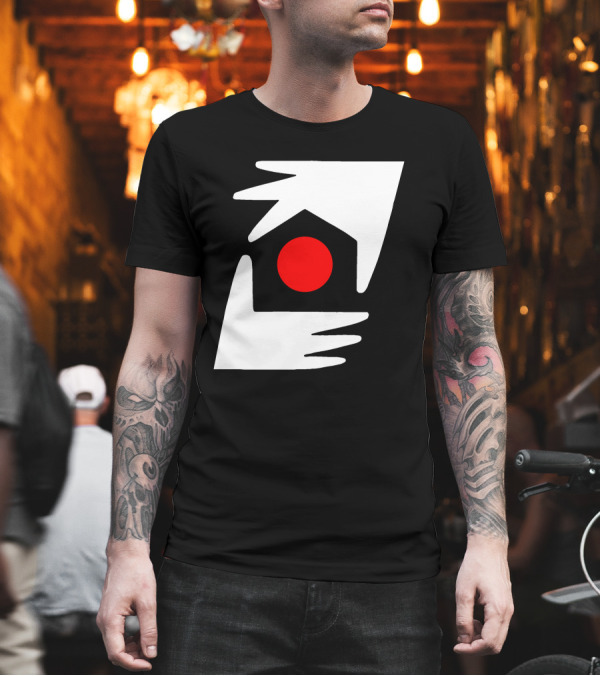 One World Together Hands Red Circle Unity Emblem T-Shirt One World Together Hands Red Circle Unity Emblem T-Shirt