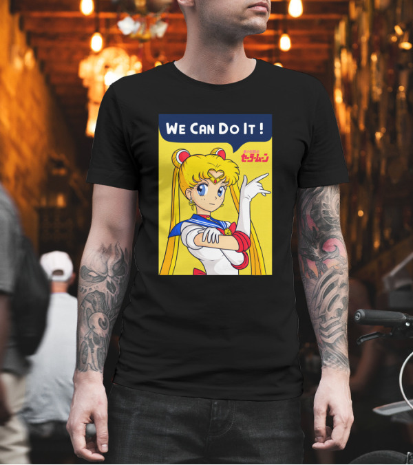 We Can Do It Sailor Moon T-Shirt We Can Do It Sailor Moon T-Shirt