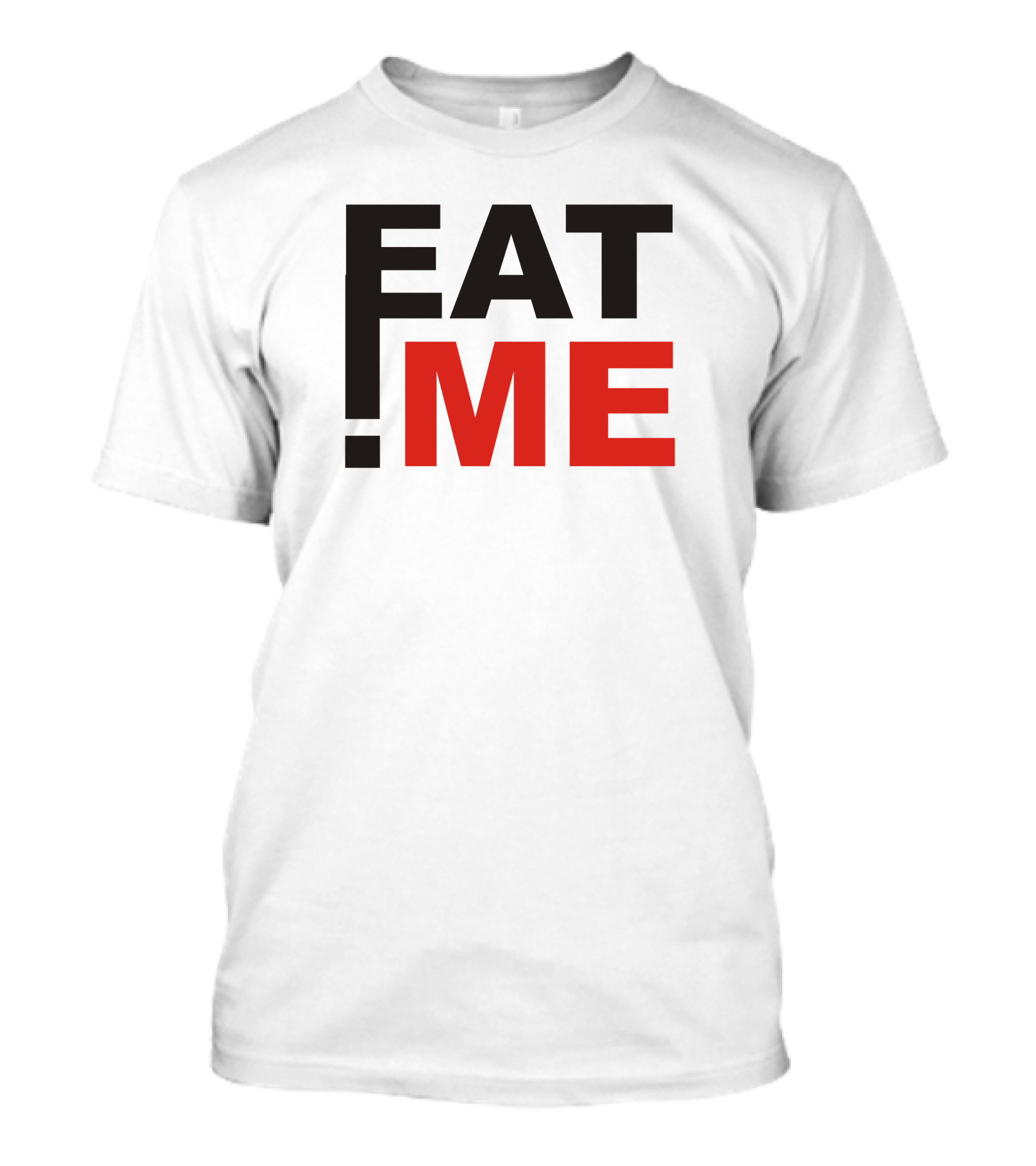 EAT ME Bold Contrast Text T-Shirt