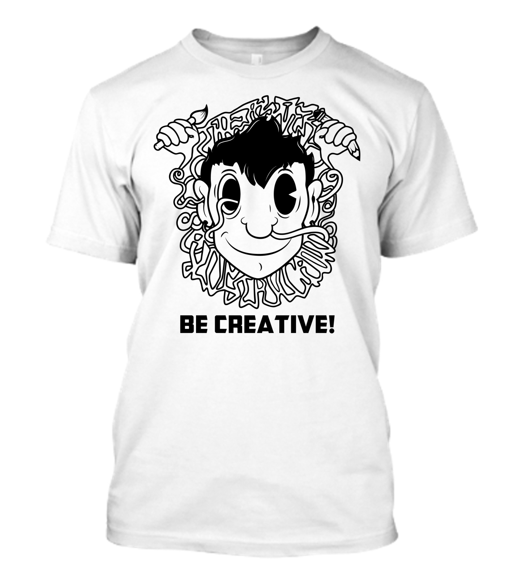 Be Creative Stay Positive Throwing Off Negativity T-Shirt