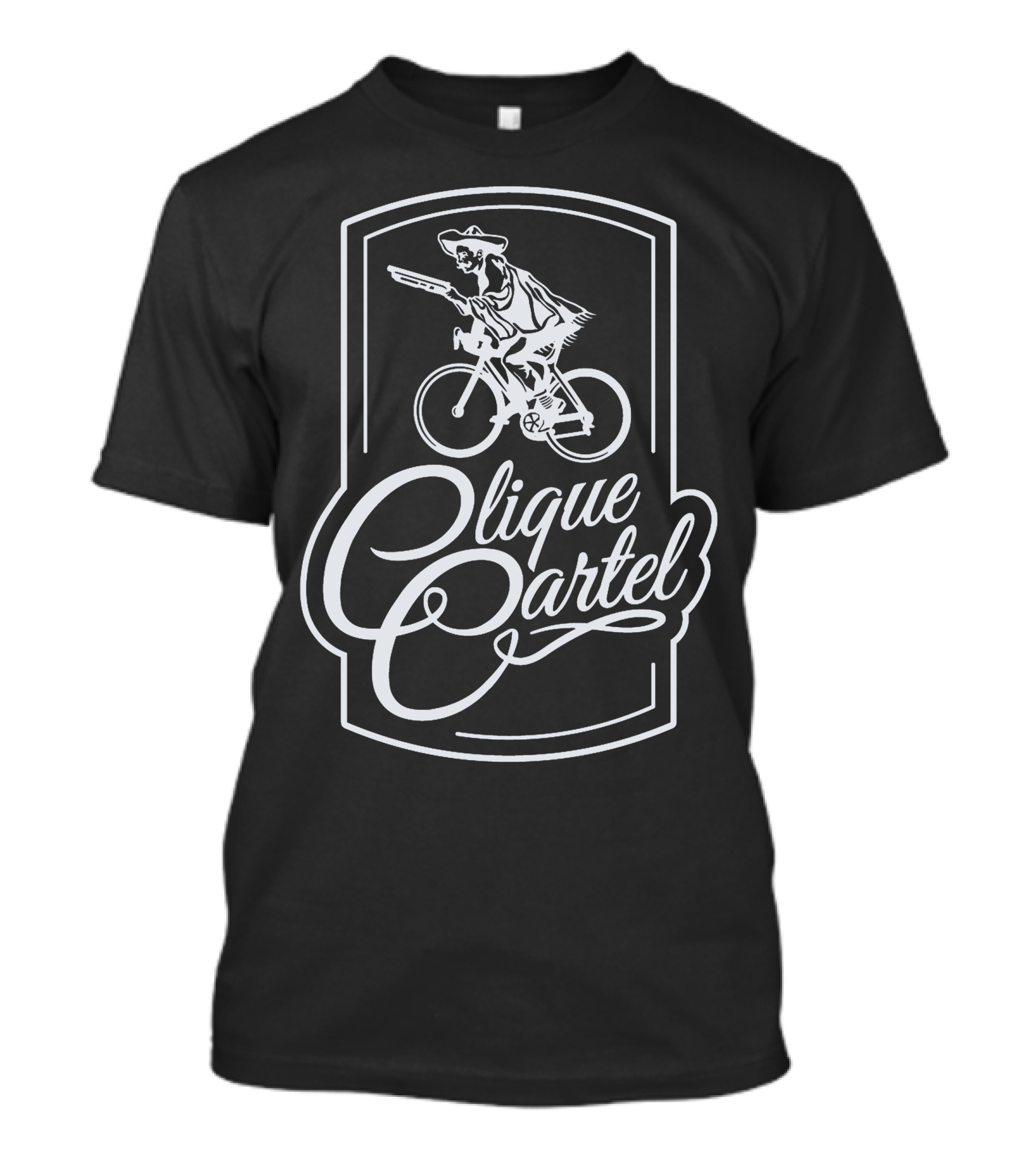 Cligue Cartel Cyclist Bandit Emblem T-Shirt