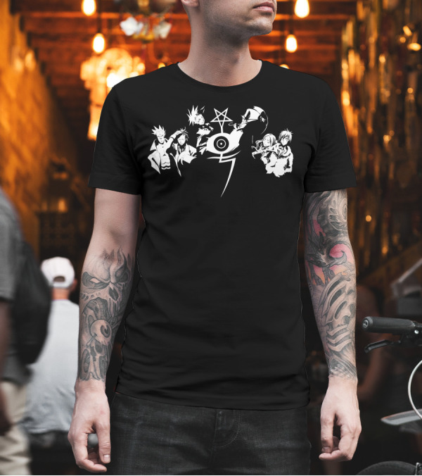 D Gray Man Anime Characters T-Shirt D Gray Man Anime Characters T-Shirt