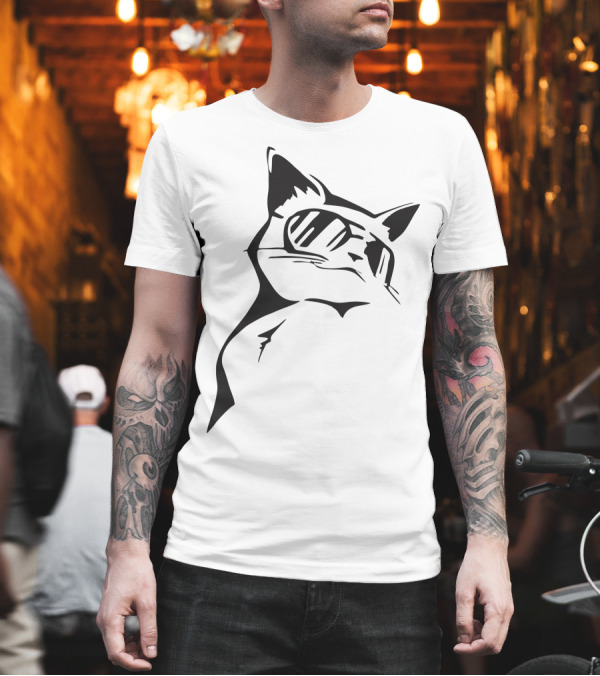 Cool Cat Shades Nature T-Shirt Cool Cat Shades Nature T-Shirt