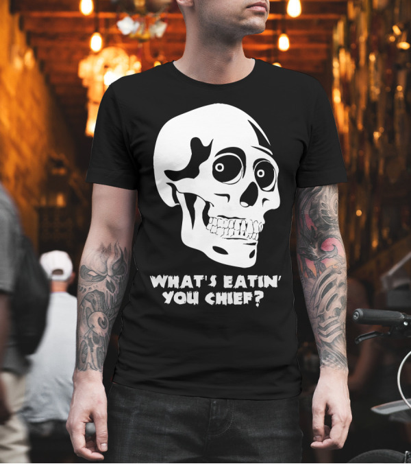 What's Eatin' You Chief Torment Morte Skull T-Shirt What's Eatin' You Chief Torment Morte Skull T-Shirt