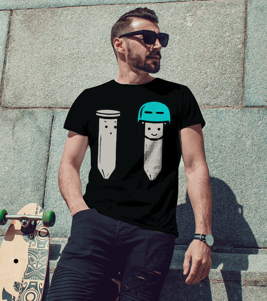 Nail And Helmet Characters T-Shirt