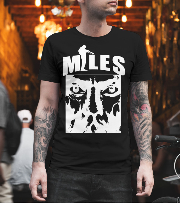 Miles Davis Trumpet Player Face T-Shirt Miles Davis Trumpet Player Face T-Shirt