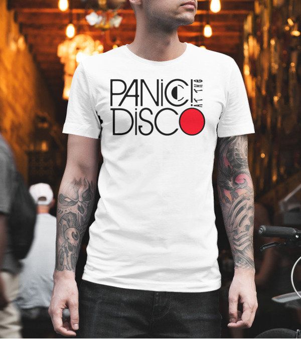 Panic At The Disco Red Circle T-Shirt Panic At The Disco Red Circle T-Shirt