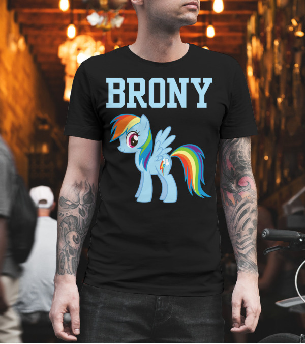 Brony Rainbow Dash My Little Pony Fan T-Shirt Brony Rainbow Dash My Little Pony Fan T-Shirt