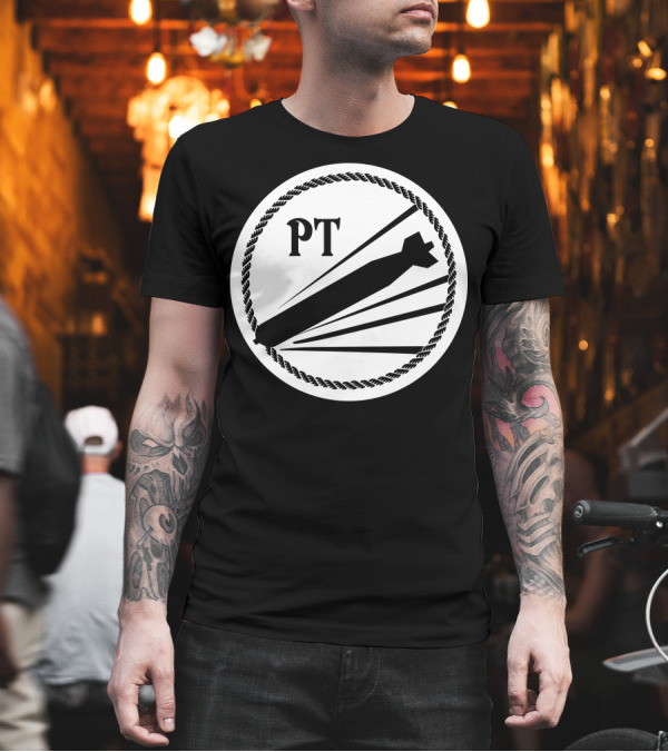 Navy Patrol Torpedo PT Boat Emblem T-Shirt Navy Patrol Torpedo PT Boat Emblem T-Shirt
