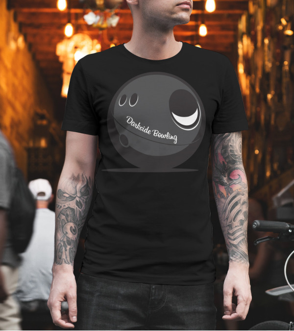 Empire Strike Darkside Bowling Ball T-Shirt Empire Strike Darkside Bowling Ball T-Shirt