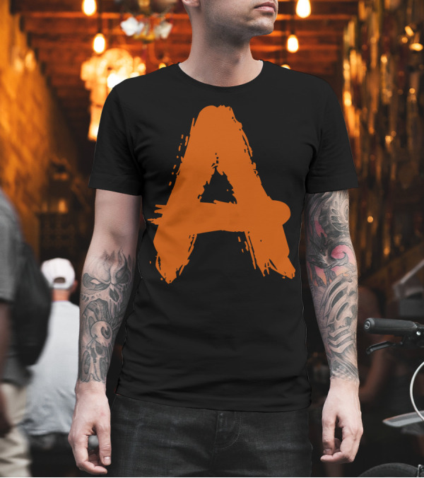 Saviour Contestant Bold Letter A T-Shirt Saviour Contestant Bold Letter A T-Shirt