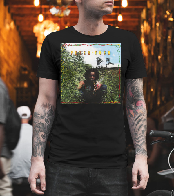 Peter Tosh Legalize It Album Cover Marijuana Reggae T-Shirt Peter Tosh Legalize It Album Cover Marijuana Reggae T-Shirt