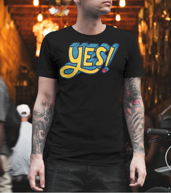 YES Bold Comic T-Shirt YES Bold Comic T-Shirt