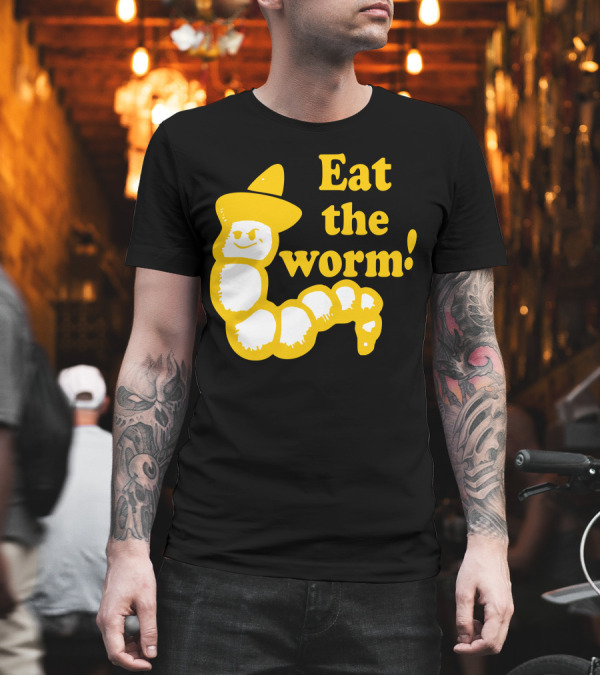 Eat The Worm Sombrero Smiley Twist T-Shirt Eat The Worm Sombrero Smiley Twist T-Shirt