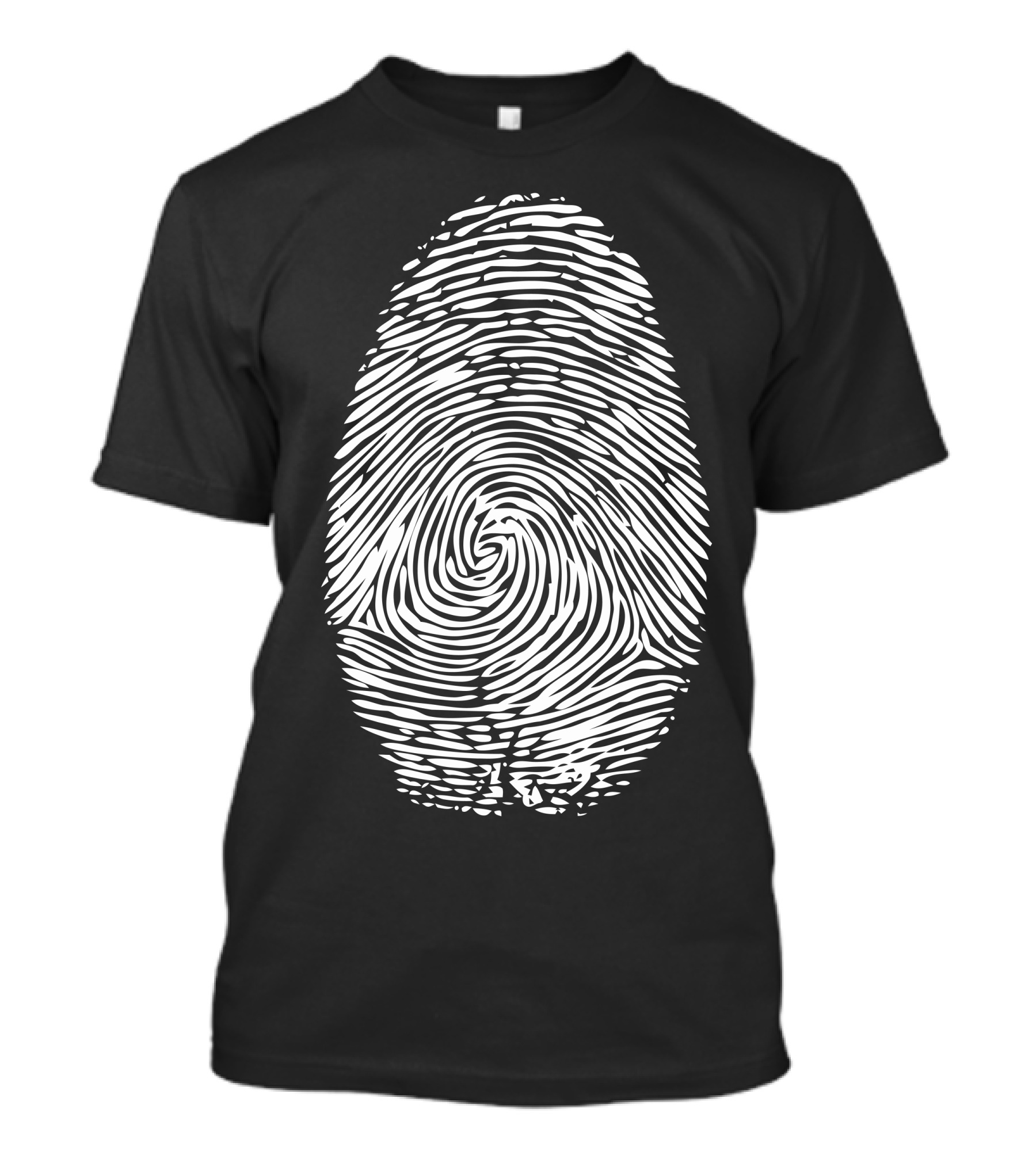 Fingerprint Monochrome Swirl T-Shirt