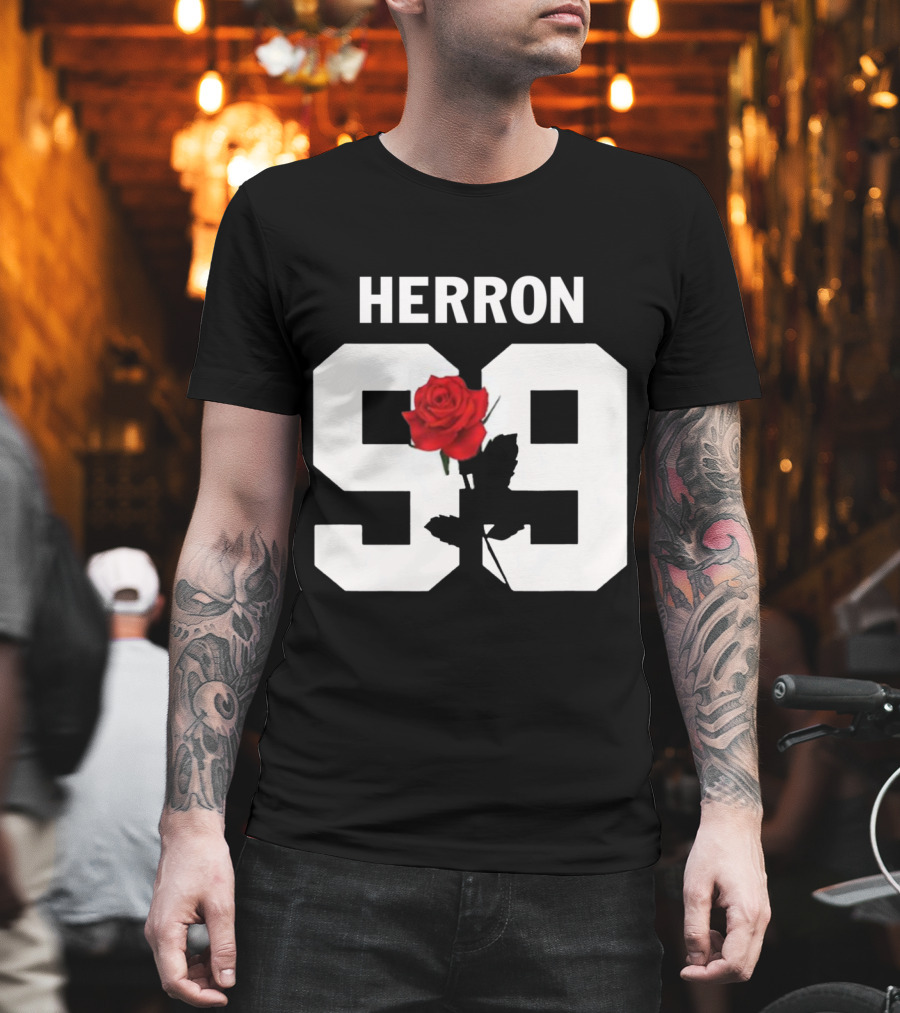 Herron 99 Red Rose Fans Merchandise T-Shirt