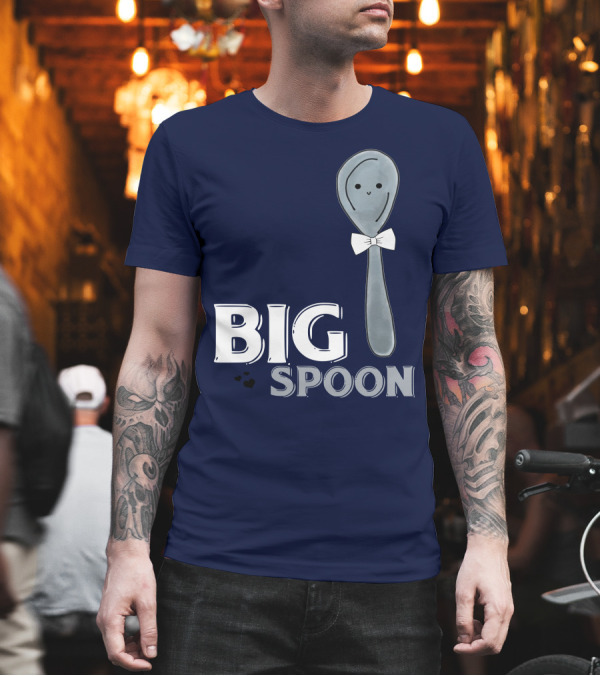 Big Spoon Little Spoon Bowtie MAN T-Shirt Big Spoon Little Spoon Bowtie MAN T-Shirt