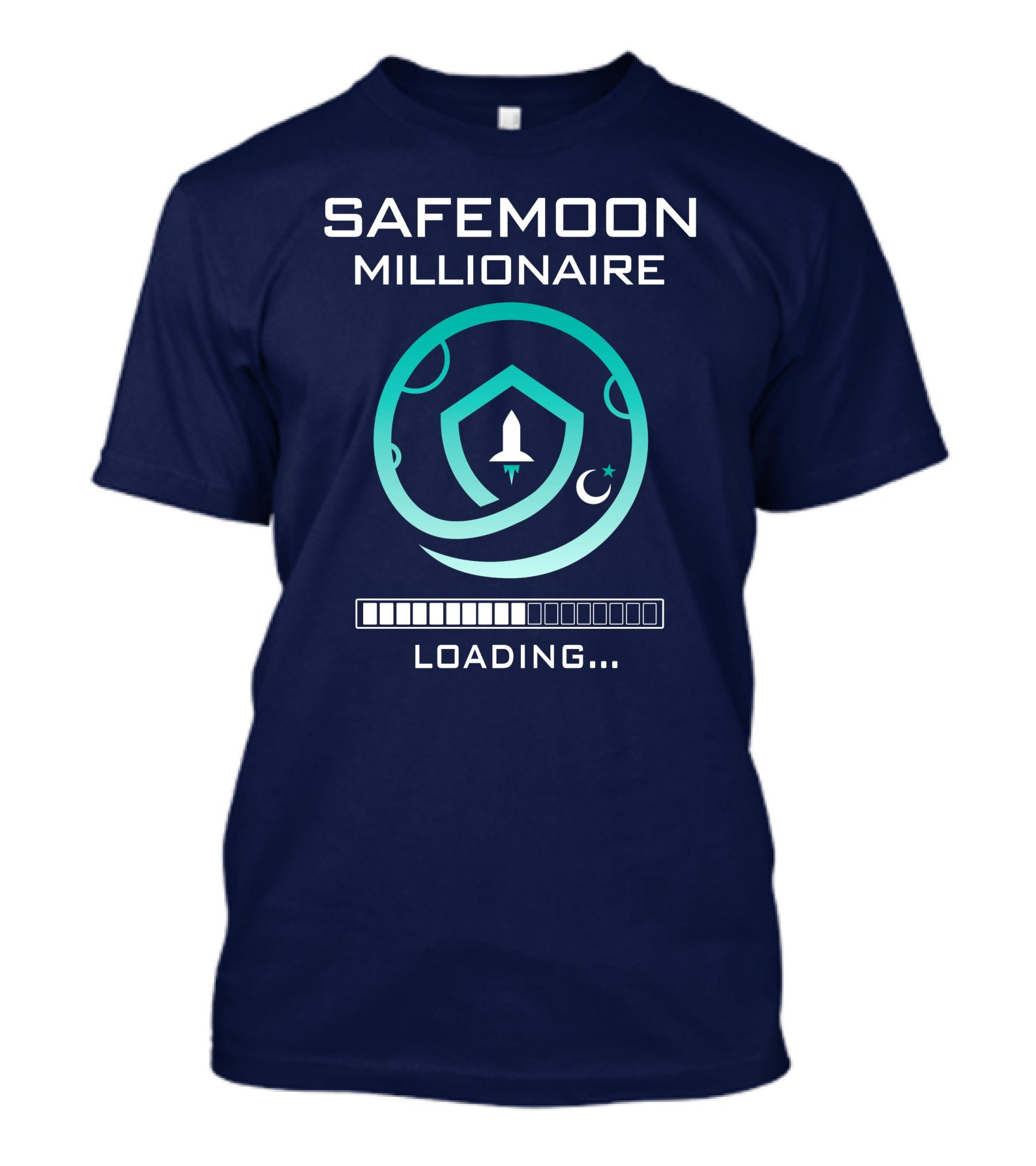 Safemoon Millionaire Loading Crypto Rocket T-Shirt