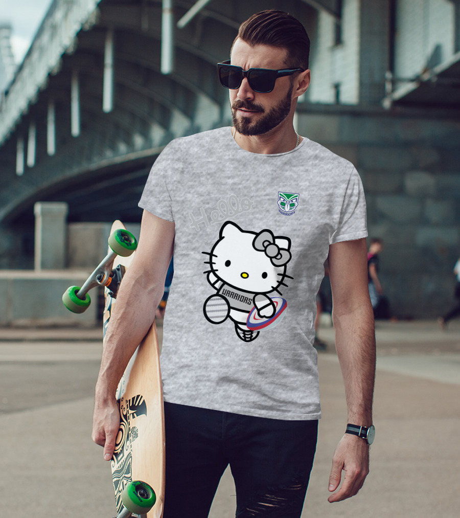 New Zealand Warriors Hello Kitty Rugby T-Shirt