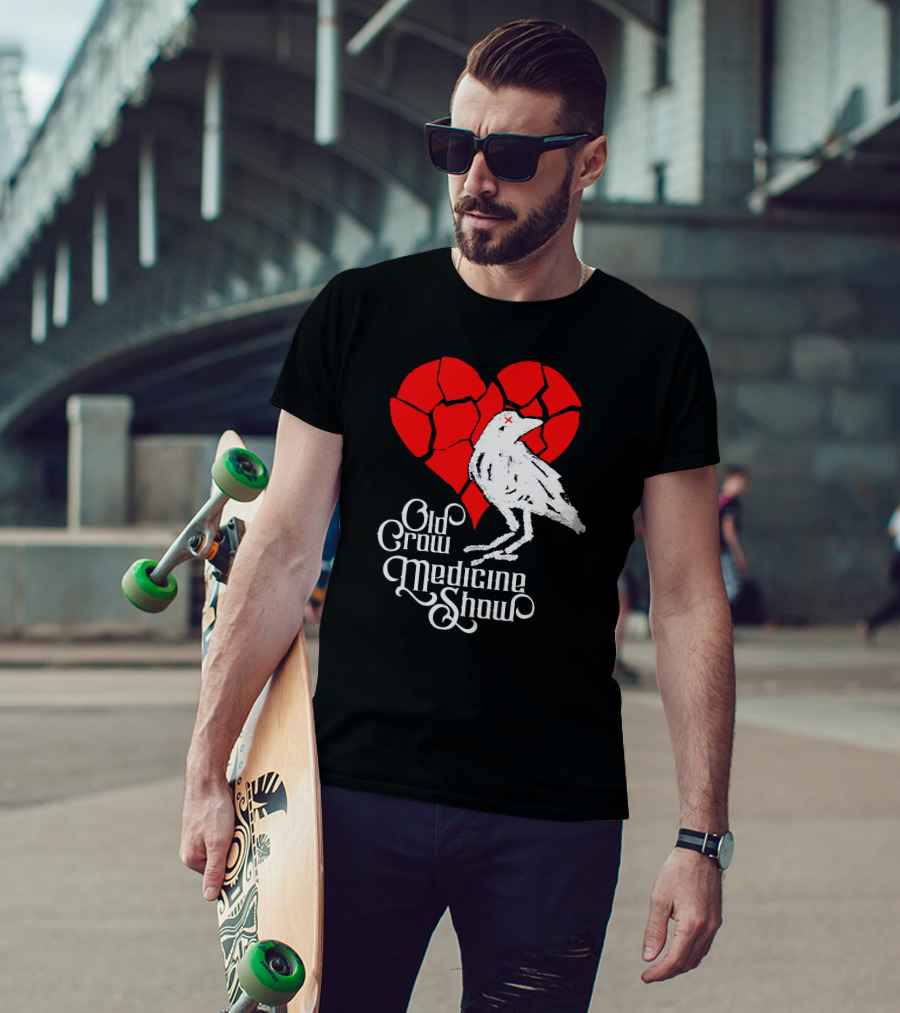 Old Crow Medicine Show Broken Heart Crow T-Shirt