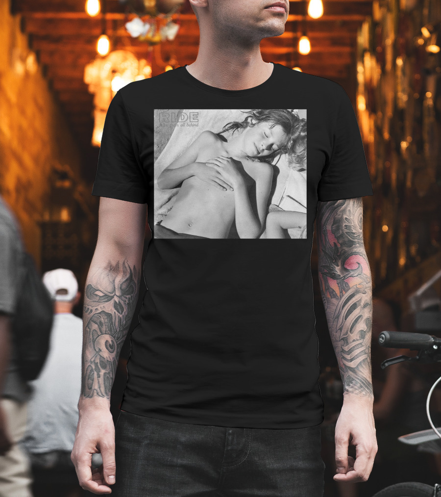 Ride Leave Them All Behind Rock Music Band Cover Image T-Shirt