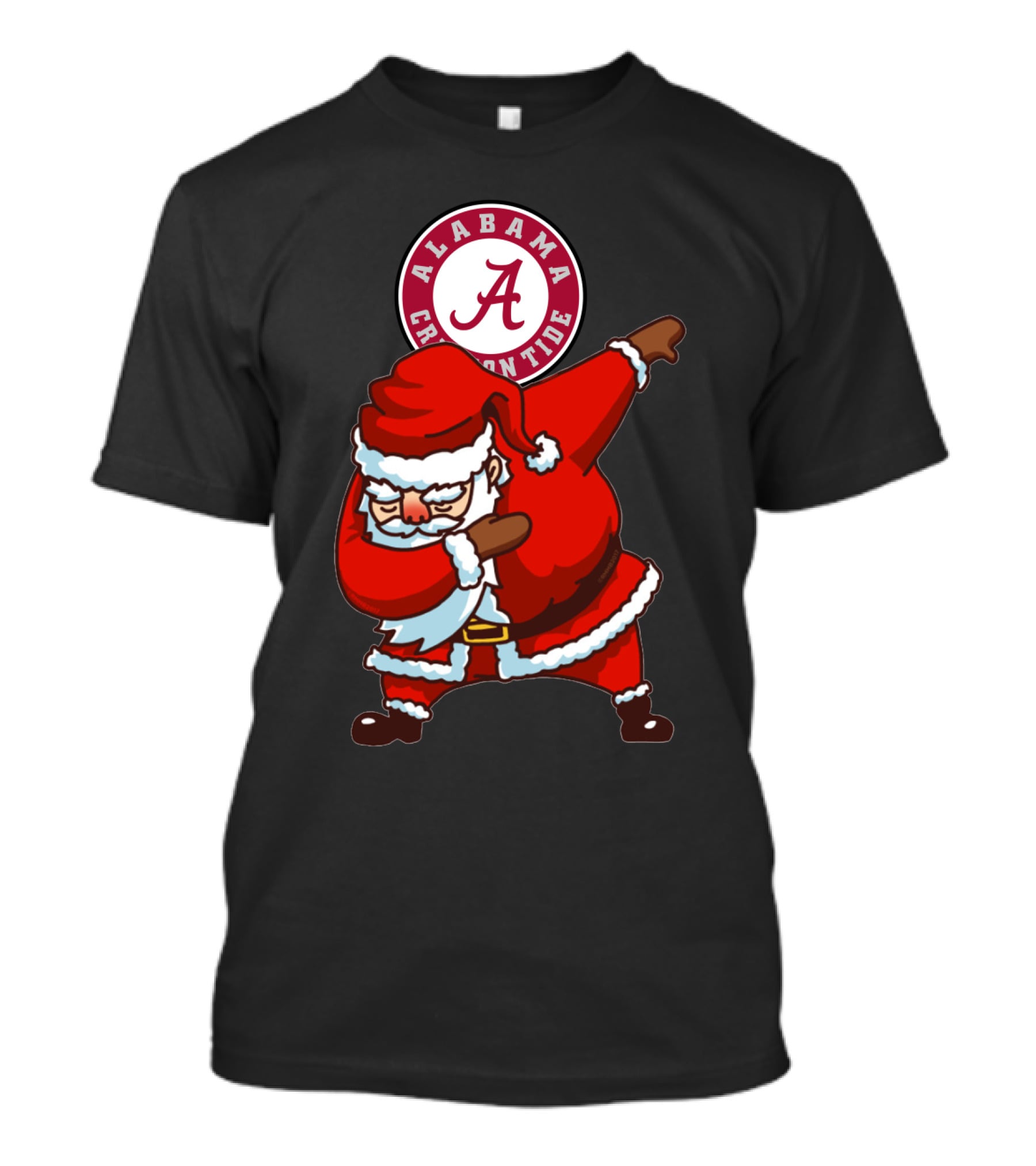 Alabama Crimson Tide Santa Dab T-Shirt