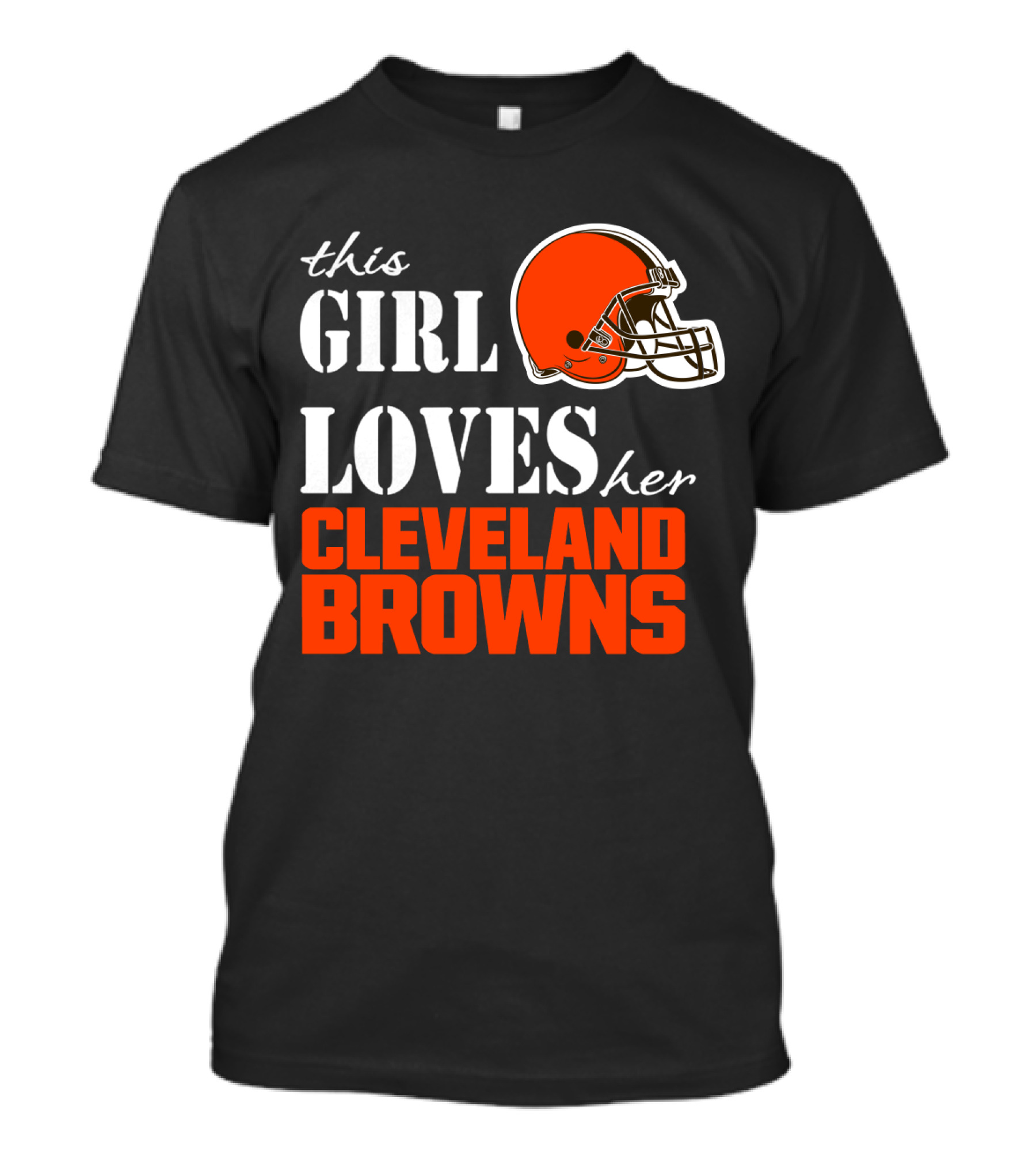 This Girl Loves Her Cleveland Browns T-Shirt