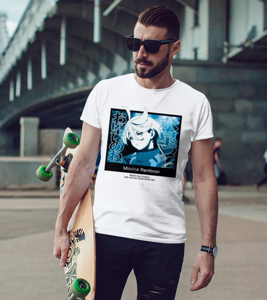 Miorine Rembran Mobile Suit Gundam The Witch From Mercury Anime Character T-Shirt