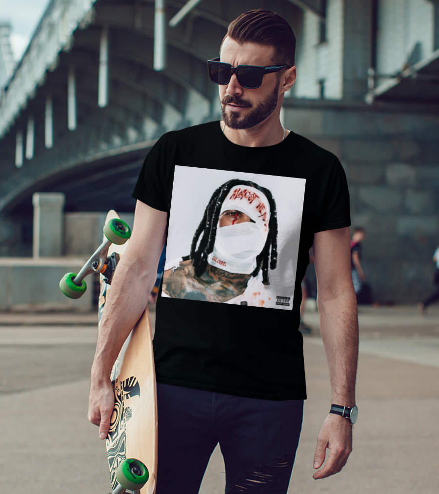 Lil Durk Almost Healed Bandaged Face Album T-Shirt