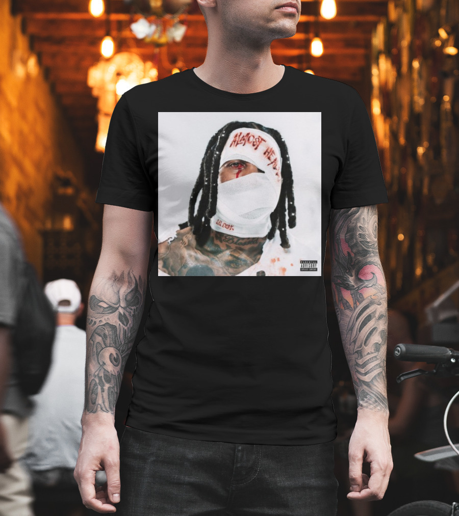 Lil Durk Almost Healed Bandaged Face Album T-Shirt