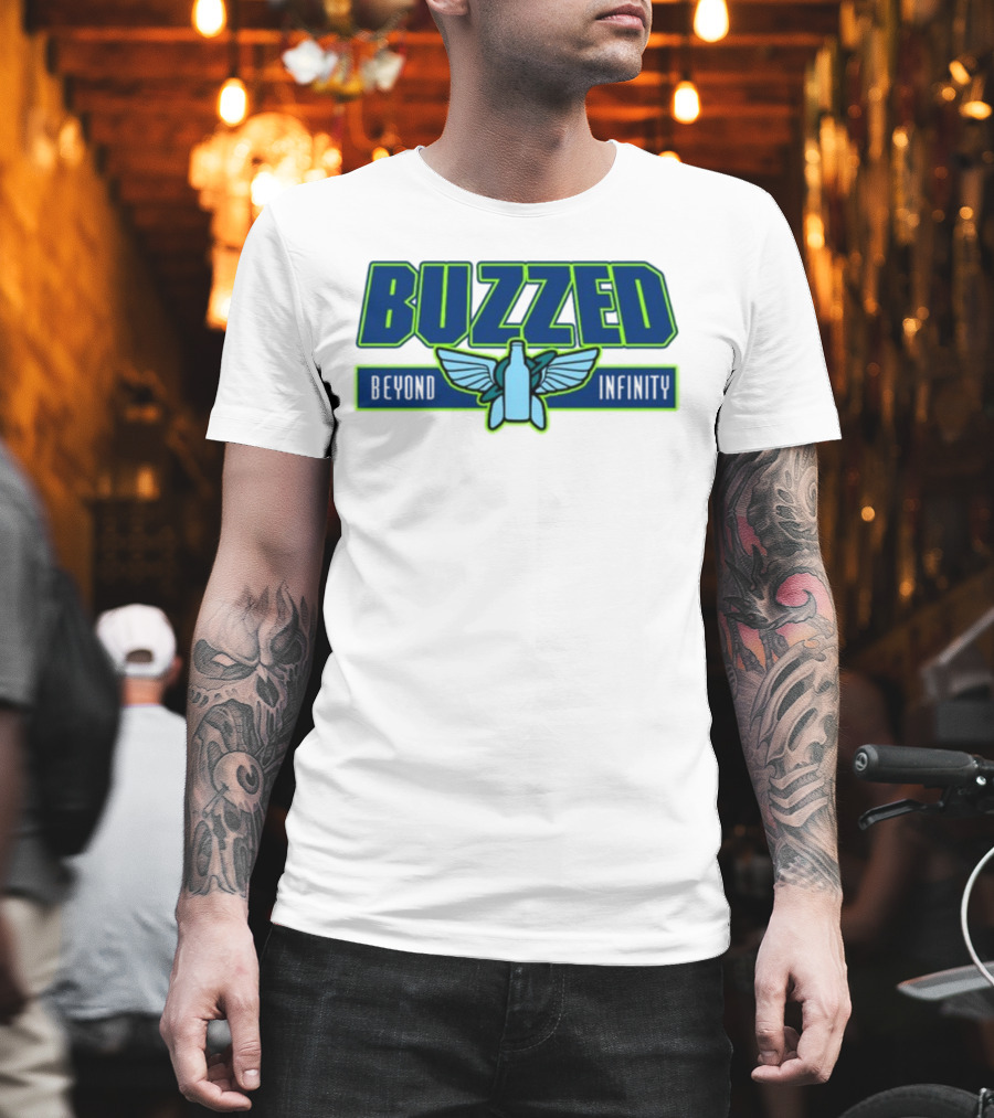 Buzzed Beyond Infinity Bottle With Wings T-Shirt