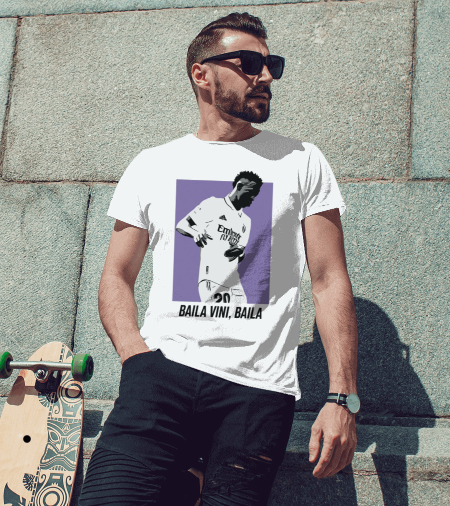 Club1863 Baila Vini Baila Real Madrid Football T-Shirt