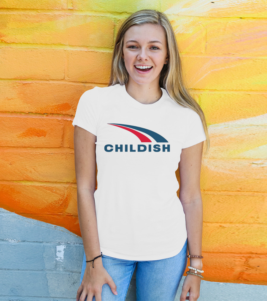 Childish Turbo Red Blue Twist T-Shirt