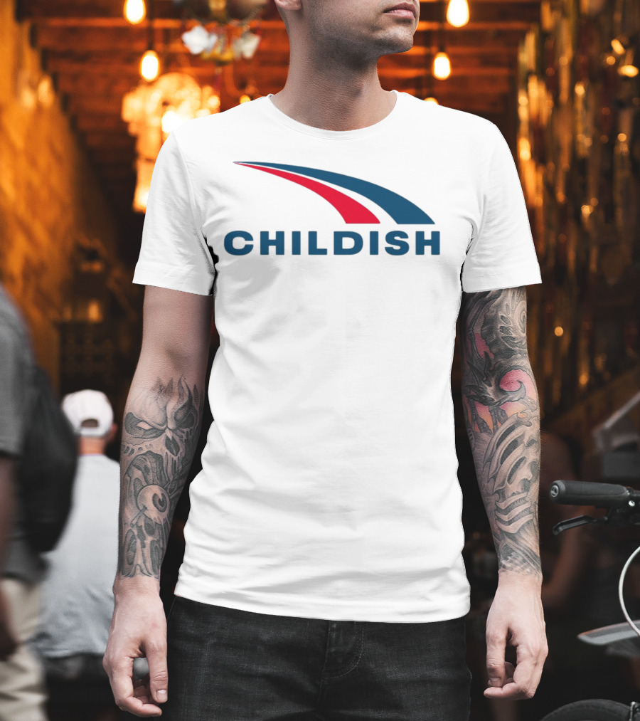 Childish Turbo Red Blue Twist T-Shirt